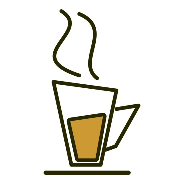 Tea Cup Logo PNG Vector