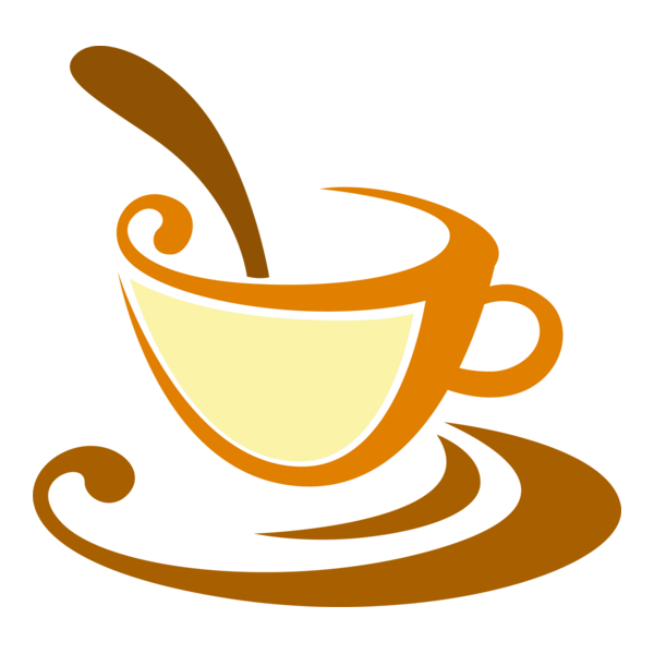 Tea Cups Logo PNG Vector