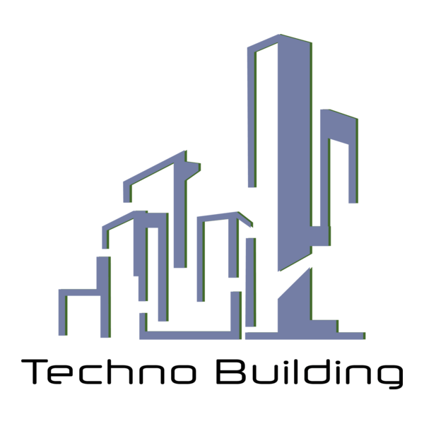 Techno Building Constructions Logo PNG Vector
