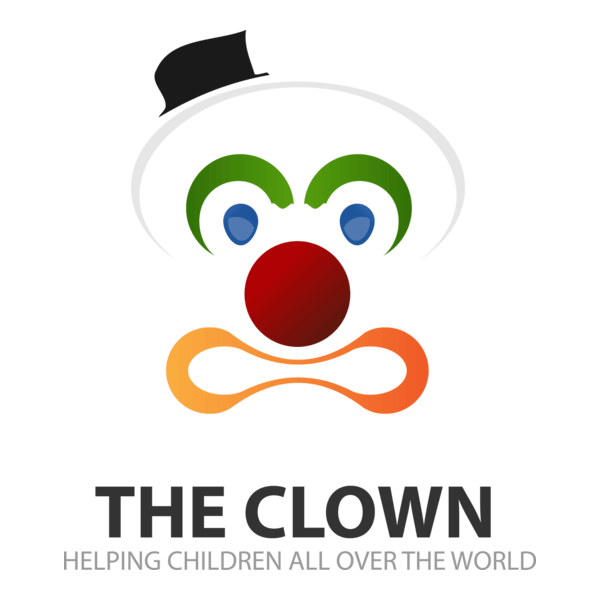 The Clown Child Care Logo PNG Vector