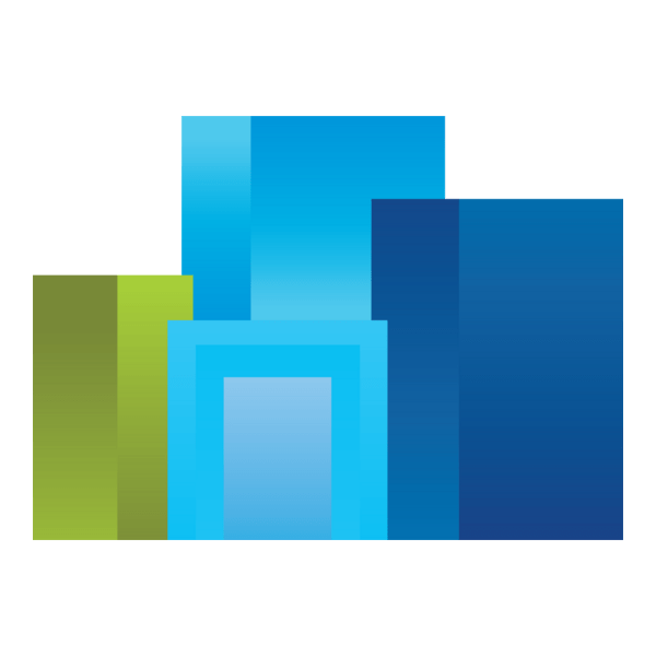 Three Buildings Logo PNG Vector