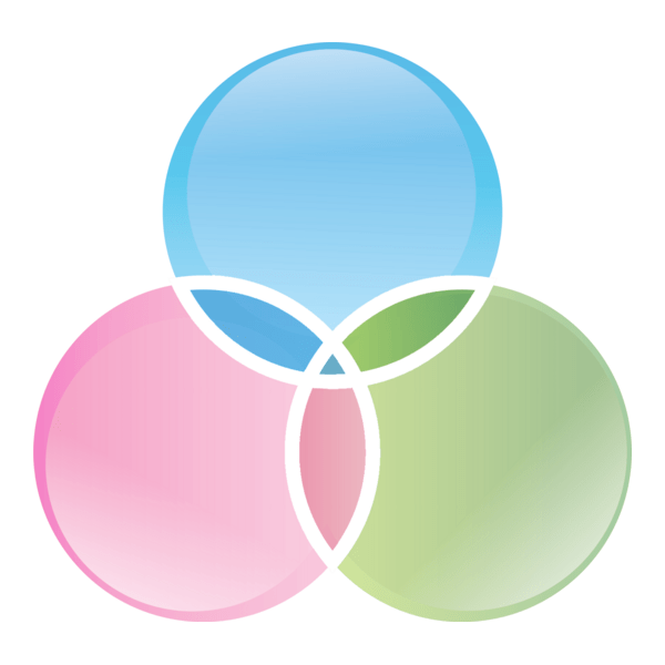 Three Circle Logo PNG Vector