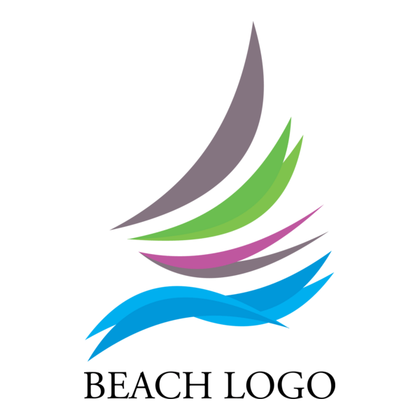 Tourism Beach Entertainment Logo PNG Vector