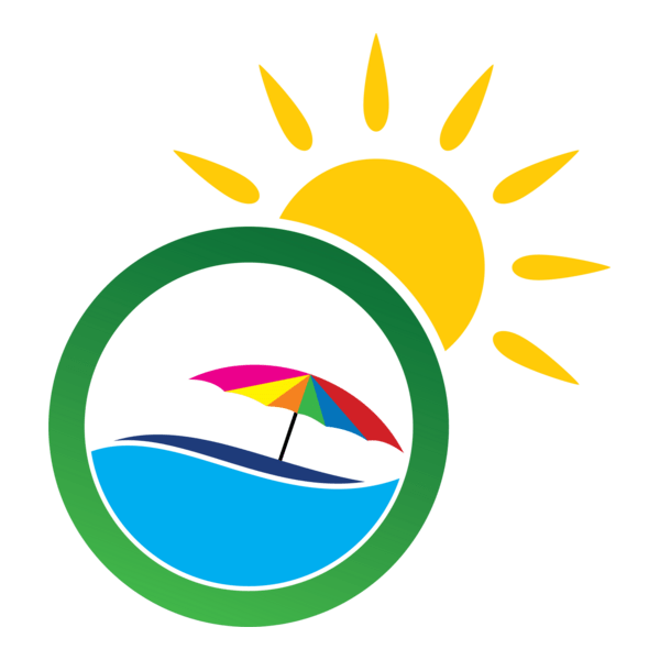 Tourism Entertainment Beach Logo PNG Vector