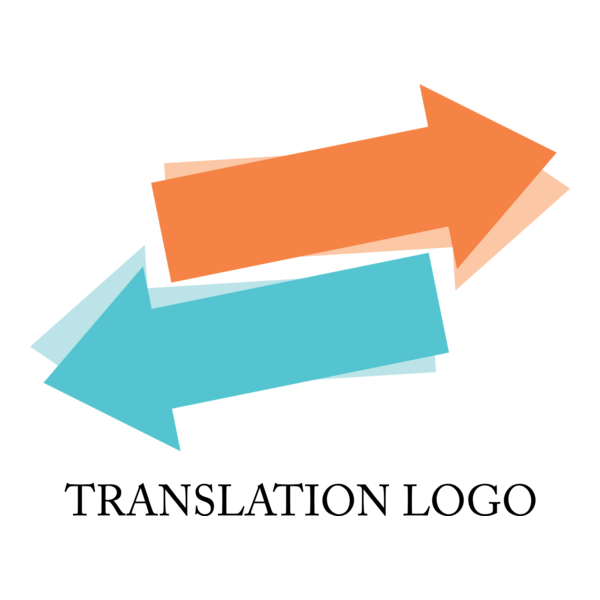 Translation Design Logo PNG Vector