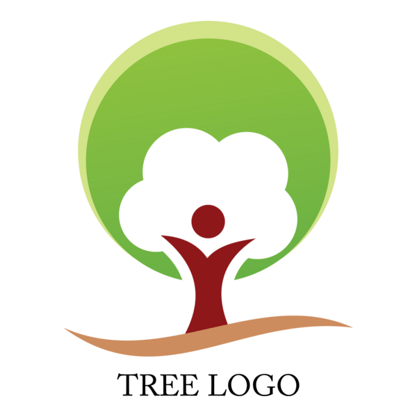 Tree Design Logo PNG Vector
