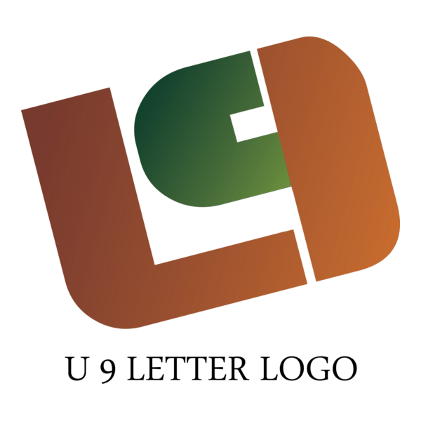 U9 Letter Logo PNG Vector
