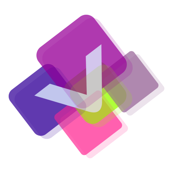 V Box Letter Logo PNG Vector