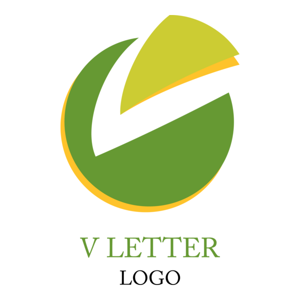 V Letter Alphabet Logo PNG Vector
