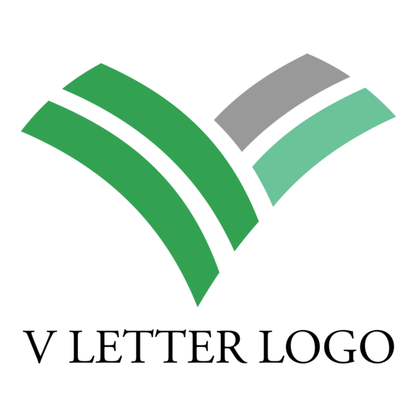 V Letter Logo PNG Vector