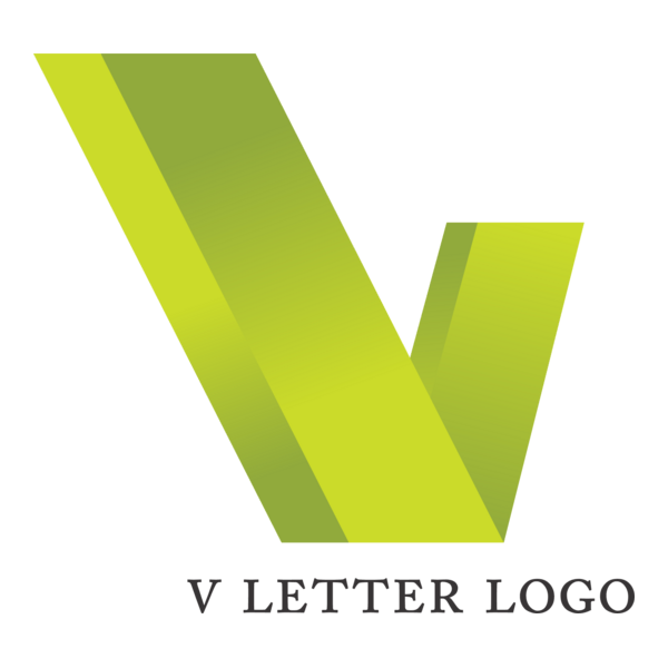V Letter Logo PNG Vector
