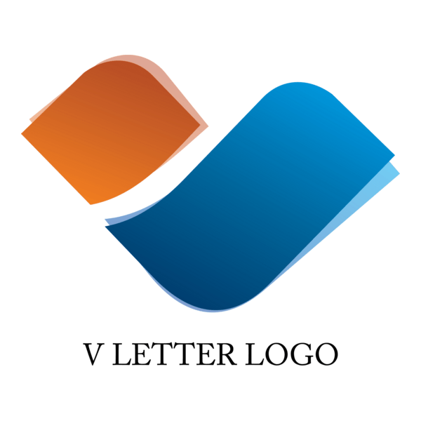 V Letter Logo PNG Vector
