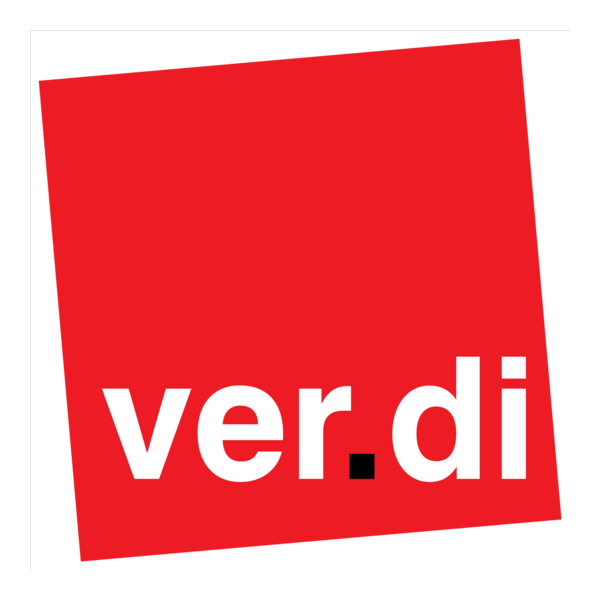 Verdi Gewerkschaft Logo PNG Vector