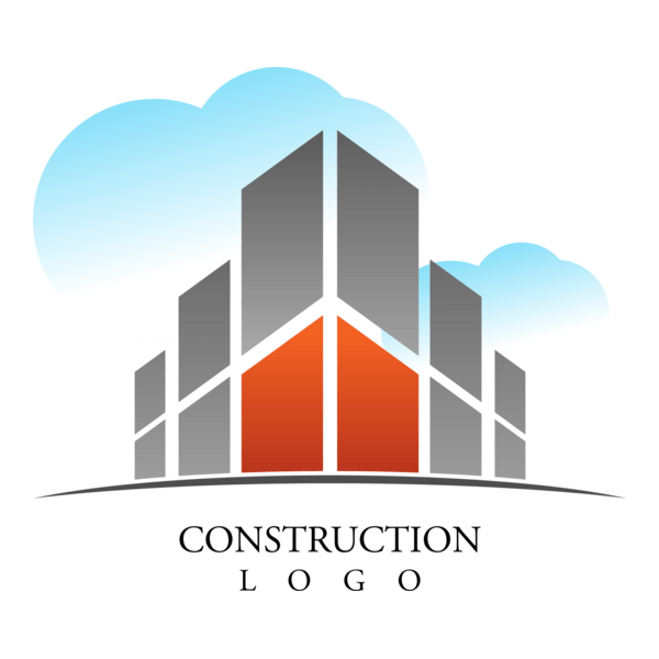 Villa Building Construction Logo PNG Vector