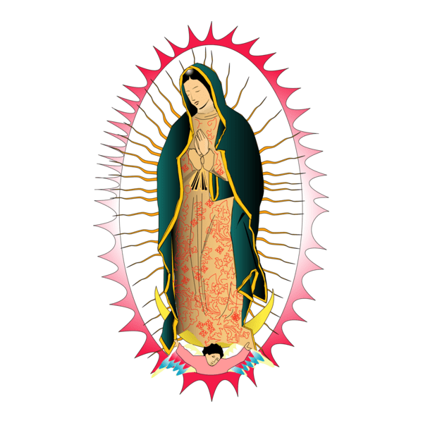 Viregn de Guadalupe Logo PNG Vector