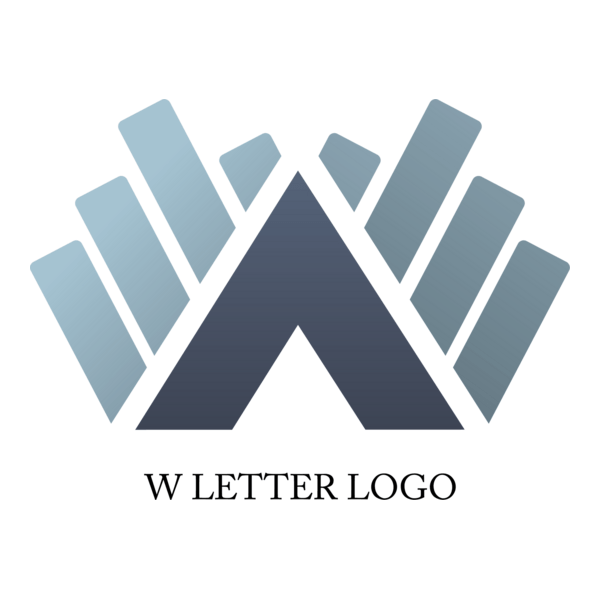 W Letter Logo PNG Vector