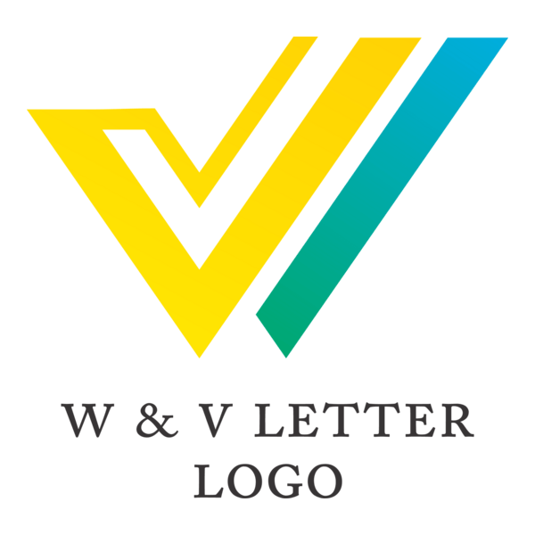 W V Letter Logo PNG Vector