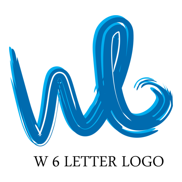 W6 Letter Logo PNG Vector