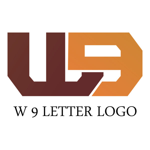 W9 Letter Logo PNG Vector