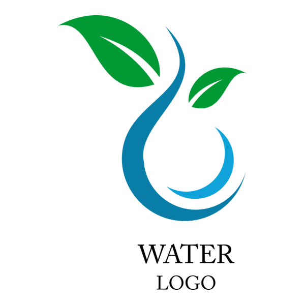 Water Nature Leaf Inspiration Logo PNG Vector