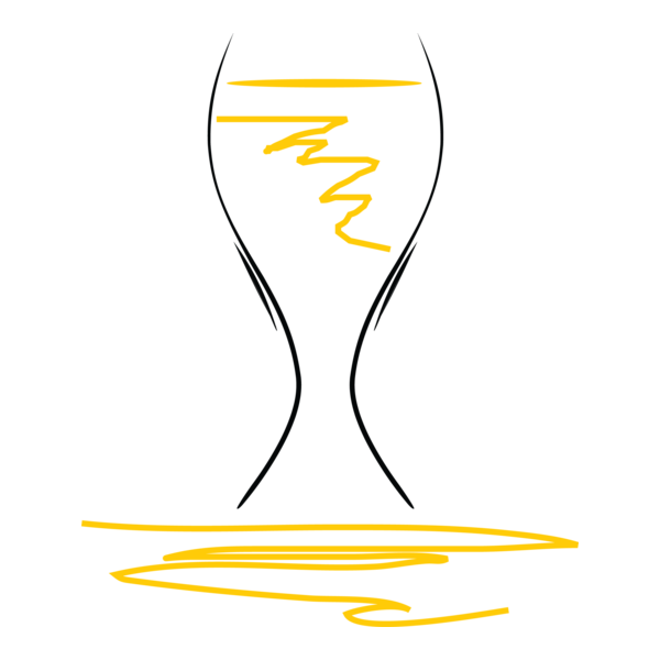 Wine Glass Bottle Logo PNG Vector