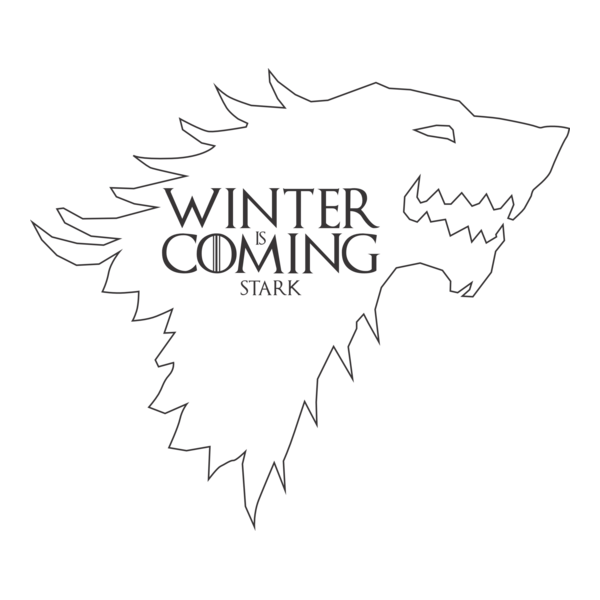 Winter is Coming - Stark Logo PNG Vector
