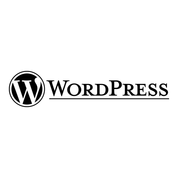 WordPress Black Logo PNG Vector
