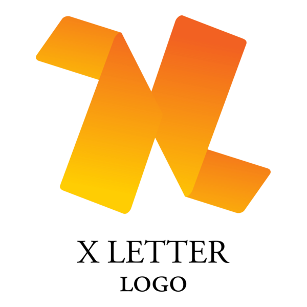 X Letter Logo PNG Vector