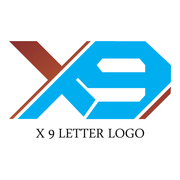 X9 Letter Logo PNG Vector