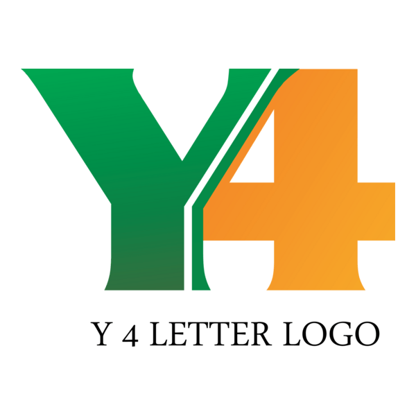 Y4 Letter Logo PNG Vector