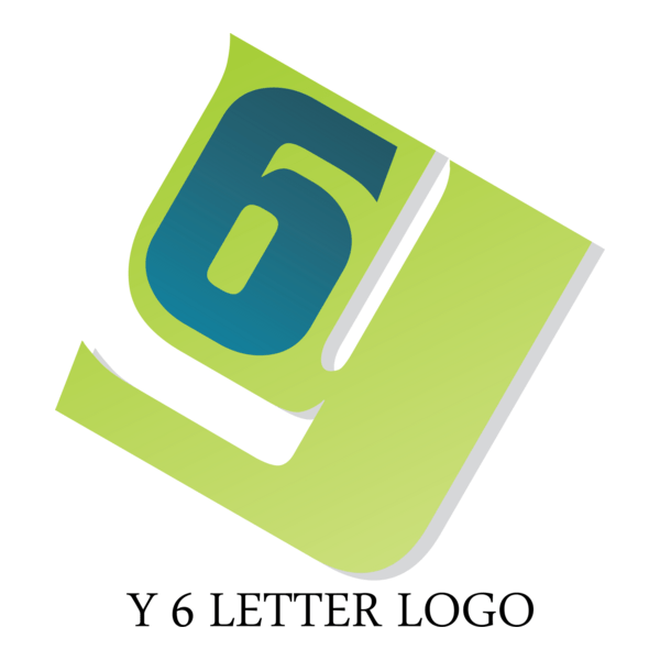 Y6 Letter Logo PNG Vector