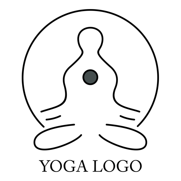 Yoga Design Logo PNG Vector