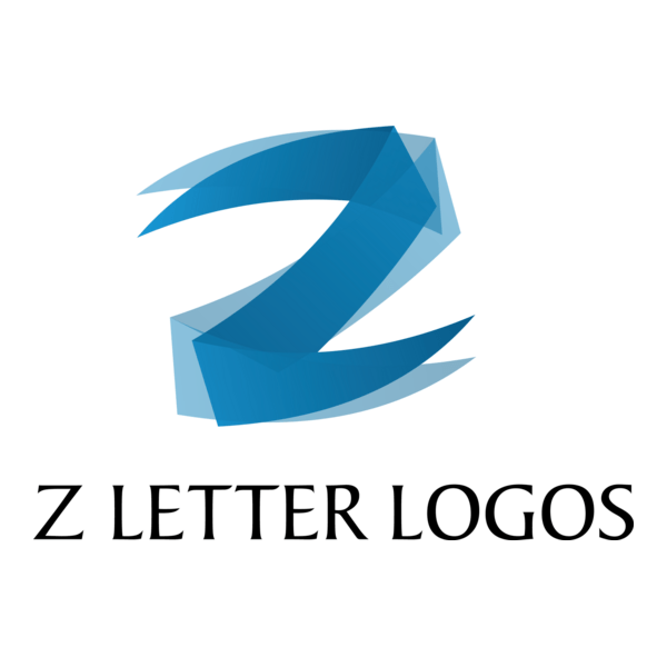 Z Letter Fashion Colorful Blue Logo PNG Vector