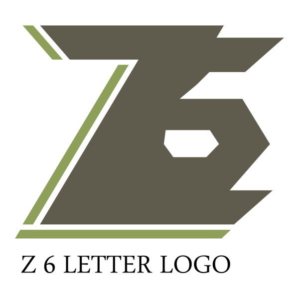 Z6 Letter Logo PNG Vector