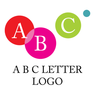 A B C Letter Logo PNG Vector