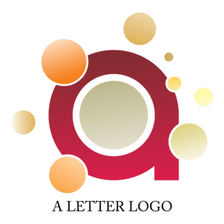 A Letter Logo PNG Vector