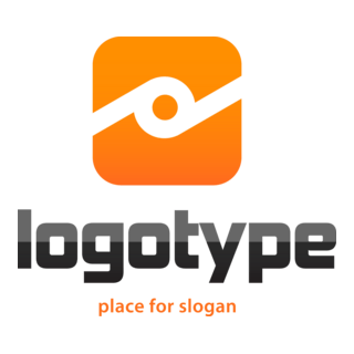 Abstract Creative Orange Logo PNG Vector