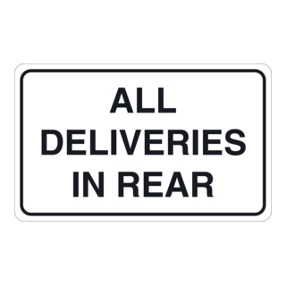 All Deliveries In Rear Logo PNG Vector
