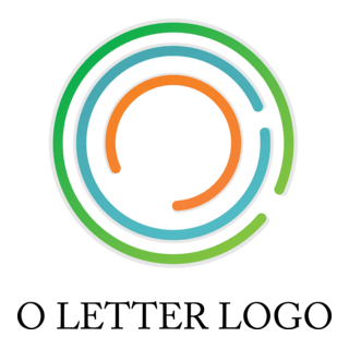 Alphabet O Design Logo PNG Vector