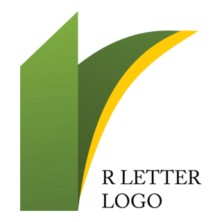 Alphabet R Design Logo PNG Vector