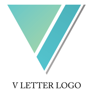 Alphabet V Idea Logo PNG Vector