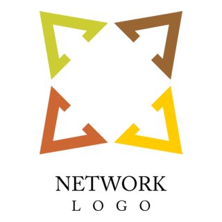 Arrow Network Web Logo PNG Vector