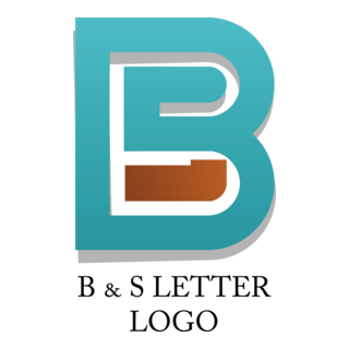 B S Letter Logo PNG Vector
