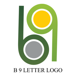 B9 Letter Logo PNG Vector