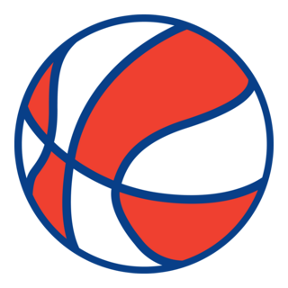 BASKETBALL RED AND WHITE STRIPES Logo PNG Vector