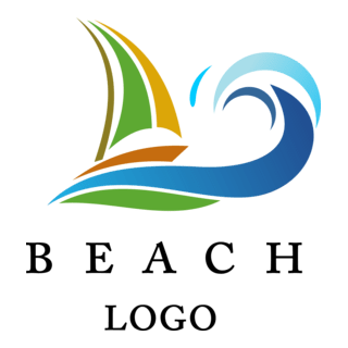 Beach Water Entertainment Logo PNG Vector