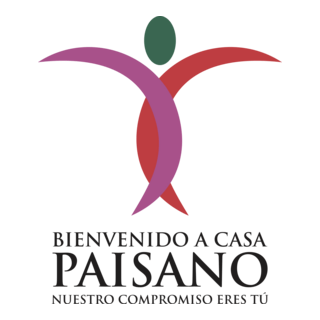 Bienvenido a casa paisano Logo PNG Vector