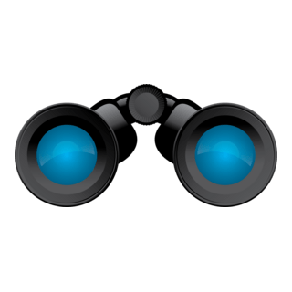 Binocular Logo PNG Vector