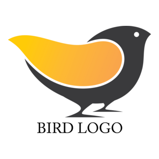 Bird Art Design Logo PNG Vector