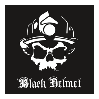 Black Helment Logo PNG Vector